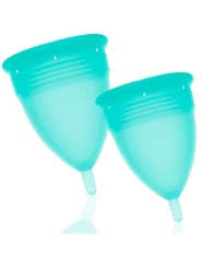 STERCUP PACK COPA MENSTRUAL SILICONA FDA TALLA S L AQUAMARINA