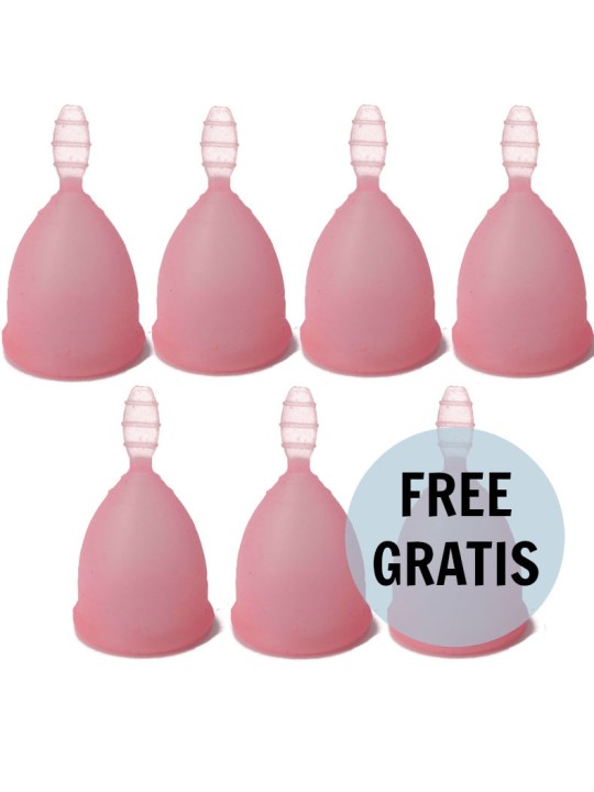 NINA KIKI COPA MENSTRUAL TALLA L ROSA 6 1 GRATIS
