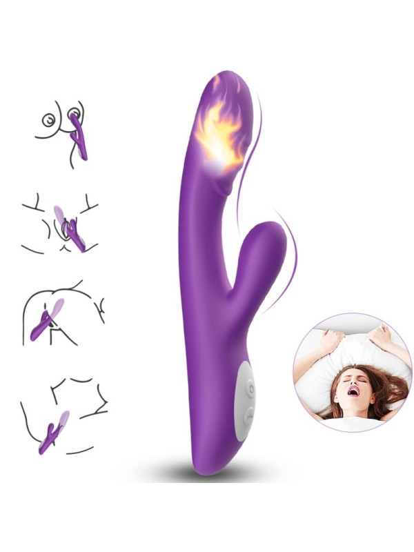 ARMONY SPARK VIBRADOR EFECTO CALOR VIOLETA