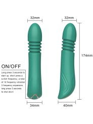 ARMONY VIBRADOR THRUSTING PUNTO G VERDE