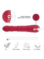 ARMONY DILDO VIBRADOR ESTIMULADOR PUNTO A TERMOAJUSTABLE ROJO
