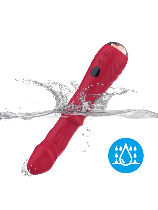 ARMONY DILDO VIBRADOR ESTIMULADOR PUNTO A TERMOAJUSTABLE ROJO