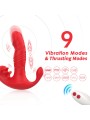 ARMONY VIBRADOR ANAL PANTY ESTIMULADOR PUNTO C Y G CONTROL REMOTO ROJO