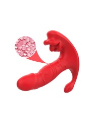 ARMONY VIBRADOR ANAL PANTY ESTIMULADOR PUNTO C Y G CONTROL REMOTO ROJO
