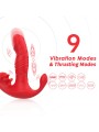 ARMONY VIBRADOR ANAL PANTY ESTIMULADOR PUNTO C Y G CONTROL REMOTO ROJO