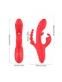 ARMONY VIBRADOR ESTIMULADOR PUNTO G Y CLITORIS ROJO
