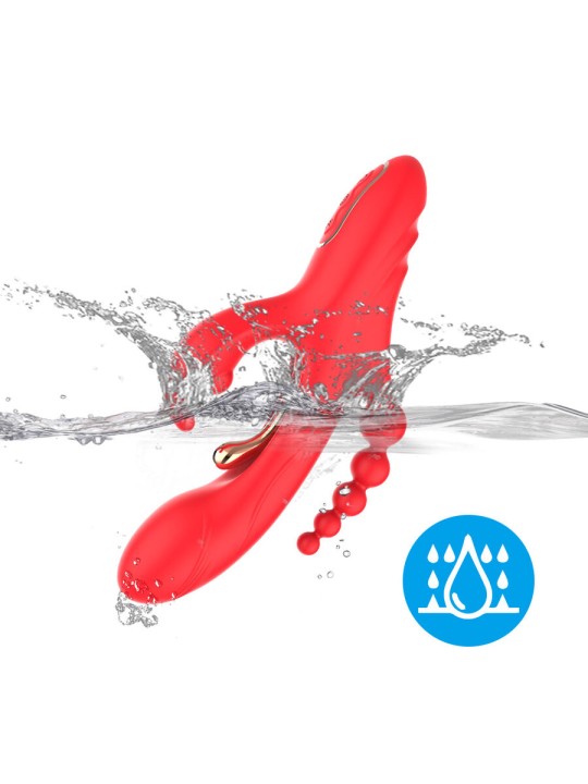 ARMONY VIBRADOR ESTIMULADOR PUNTO G Y CLITORIS ROJO
