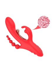 ARMONY VIBRADOR ESTIMULADOR PUNTO G Y CLITORIS ROJO