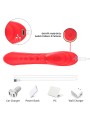 ARMONY VIBRADOR ESTIMULADOR PUNTO G Y CLITORIS ROJO