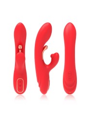 ARMONY VIBRADOR ESTIMULADOR PUNTO G Y CLITORIS CON LENGUA OSCILANTE ROJO