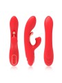 ARMONY VIBRADOR ESTIMULADOR PUNTO G Y CLITORIS CON LENGUA OSCILANTE ROJO