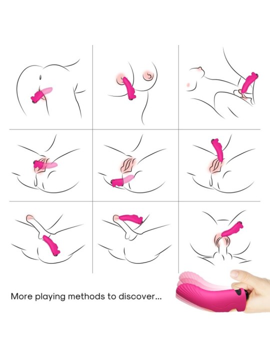 ARMONY AURORA VIBRADOR DEDAL FUCSIA