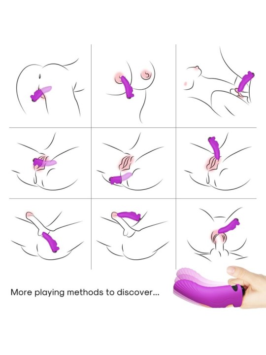 ARMONY AURORA VIBRADOR DEDAL VIOLETA