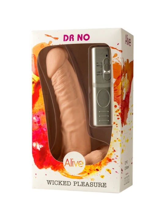 ALIVE DR NO PENE REALISTICO VIBRADOR 18 CM