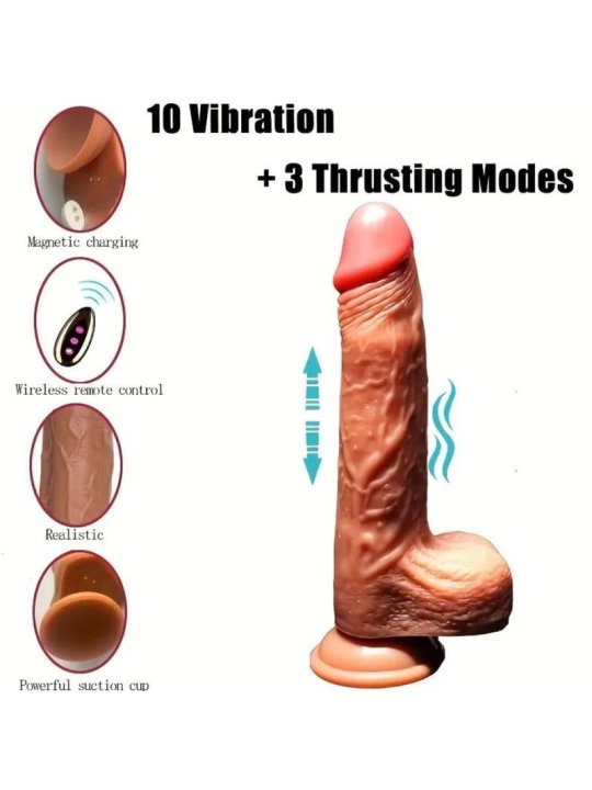 ARMONY DILDO REALISTICO VIBRADOR RECARGABLE
