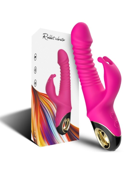 ARMONY ZING DILDO VIBRADOR RABBIT FUCSIA