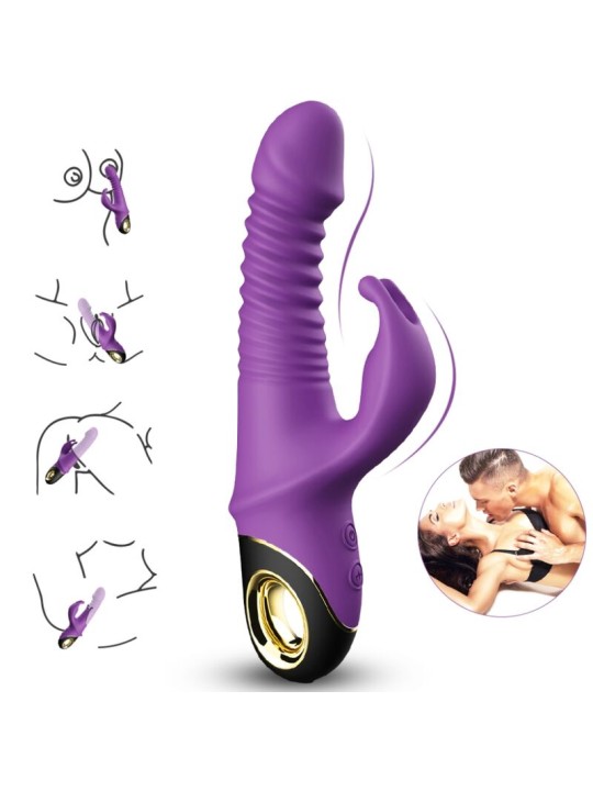 ARMONY ZING DILDO VIBRADOR RABBIT VIOLETA