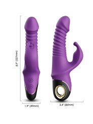 ARMONY ZING DILDO VIBRADOR RABBIT VIOLETA