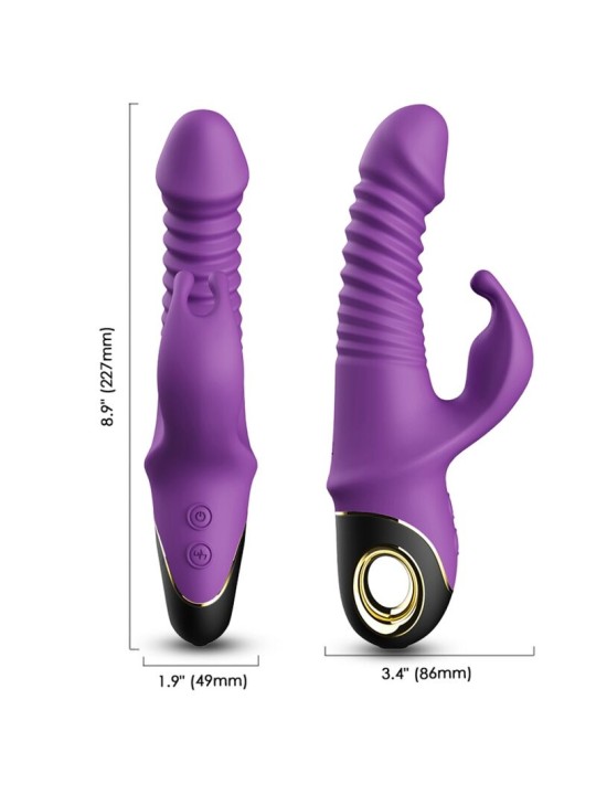 ARMONY ZING DILDO VIBRADOR RABBIT VIOLETA