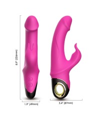 ARMONY METEROR DILDO VIBRADOR RABBIT ROTADOR FUCSIA