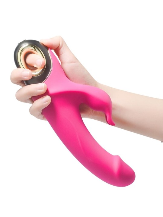 ARMONY METEROR DILDO VIBRADOR RABBIT ROTADOR FUCSIA