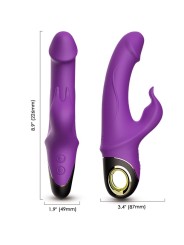 ARMONY METEROR DILDO VIBRADOR RABBIT VIOLETA