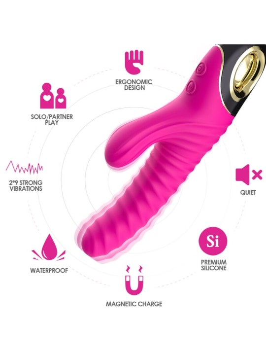 ARMONY ETERNITY VIBRADOR SILICONA FUCSIA