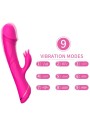 ARMONY DILDO VIBRADOR RABBIT SILICONA FUCSIA