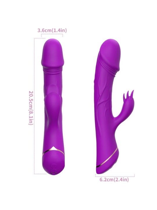 ARMONY DILDO VIBRADOR RABBIT SILICONA VIOLETA