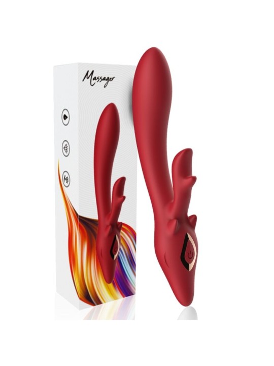 ARMONY ELK VIBRADOR RABBIT CURVO RED
