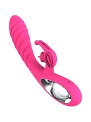 ARMONY VICKY VIBRADOR RABBIT CON LENGUA PULL RING FUCSIA