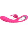 ARMONY VICKY VIBRADOR RABBIT CON LENGUA PULL RING FUCSIA