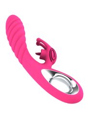 ARMONY VICKY VIBRADOR RABBIT CON LENGUA PULL RING FUCSIA