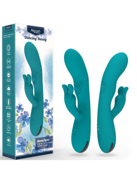 ARMONY DANCING BUNNY VIBRADOR RABBIT 10 VELOCIDADES VERDE