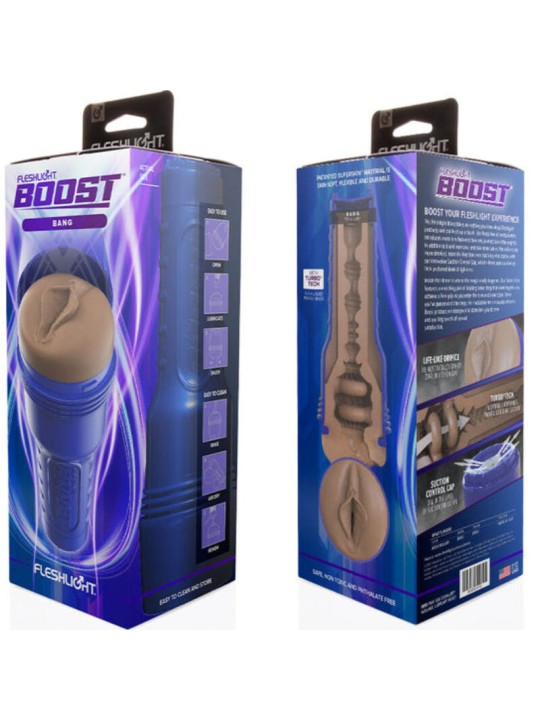 FLESHLIGHT BOOST MASTURBADOR VAGINA BANG MD FLESH RP