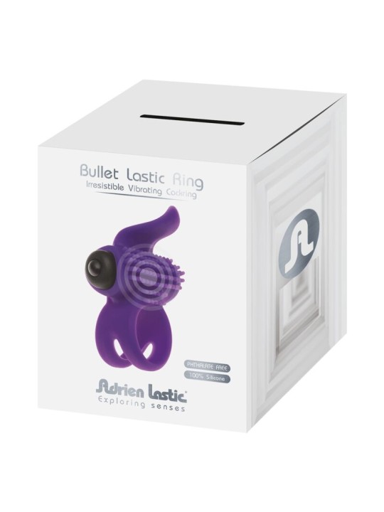 ADRIEN LASTIC BULLET LASTIC RING ANILLO VIBRADOR VIOLETA