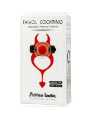 ADRIEN LASTIC DEVOL COCKRING ANILLO VIBRADOR ROJO