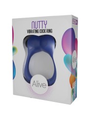 ALIVE NUTTY ANILLO VIBRADOR AZUL