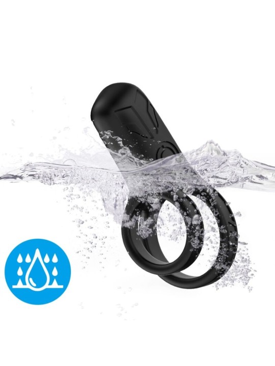 ARMONY DOBLE ANILLO VIBRADOR NEGRO