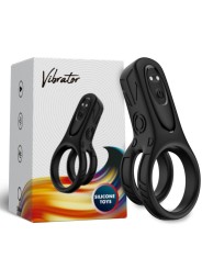 ARMONY DOBLE ANILLO VIBRADOR NEGRO