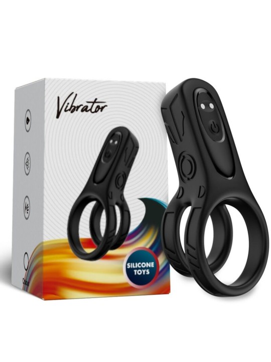ARMONY DOBLE ANILLO VIBRADOR NEGRO