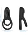ARMONY DOBLE ANILLO VIBRADOR NEGRO