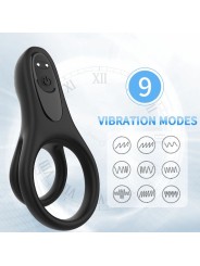 ARMONY DOBLE ANILLO VIBRADOR NEGRO