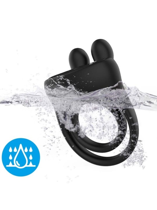 ARMONY ANILLO VIBRADOR RABBIT NEGRO