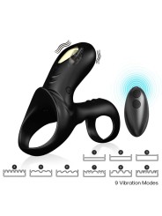 ARMONY RANGER ANILLO DOBLE VIBRADOR PAREJA NEGRO