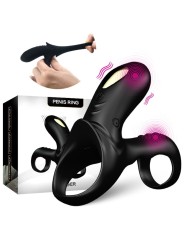ARMONY RANGER ANILLO DOBLE VIBRADOR PAREJA NEGRO