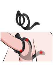 ARMONY TAIL ANILLO DOBLE ANAL NEGRO