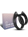 ARMONY DUALRING ANILLO DOBLE ELASTICO NEGRO