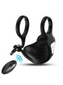 ARMONY MANTA ANILLO VIBRADOR TESTICULOS CONTROL REMOTO NEGRO