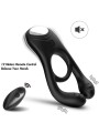 ARMONY VEYRON ANILLO VIBRADOR DOBLE PINZA CONTROL REMOTO NEGRO